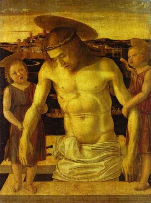 Giovanni Bellini Dead Christ Supported by Angels